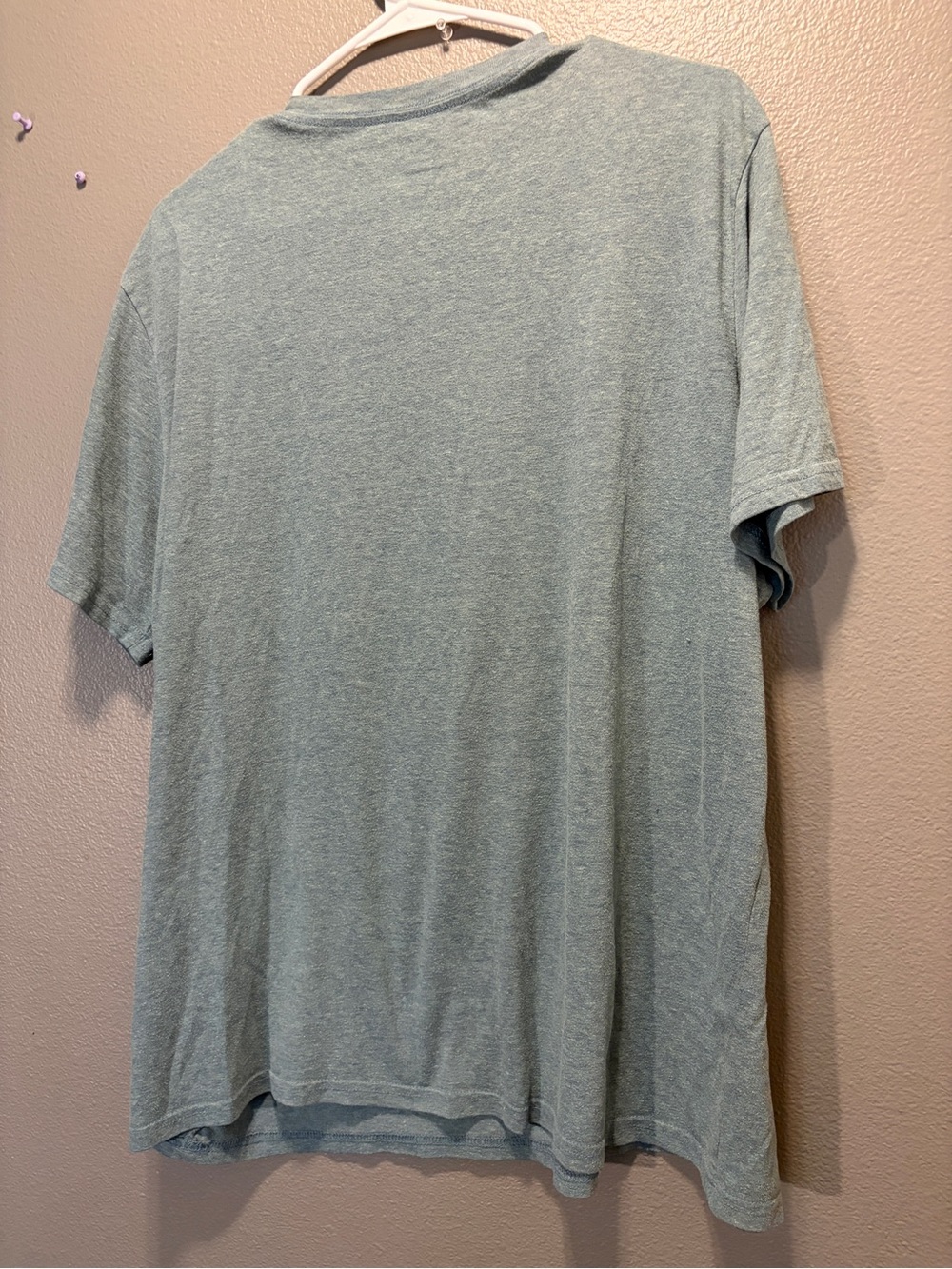 Urban Pipeline Womens Oversized V-Neck T-Shirt Heather Green Ultimate Tee XXL - Picture 2 of 3